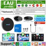 CarlinKit Ultra 4 Android 15 TV Box Wireless Android Auto CarPlay Ai Box For YouTube Play Store Support 5G/4G LTE SIM 512GB SD Card