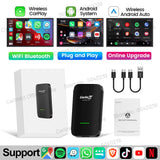 Carlinkit CP2A Pro Android TV Box &Wireless Android Auto & CarPlay 3-In-1 Adapter Wireless Auto Connect For Netflix Smart Ai Box