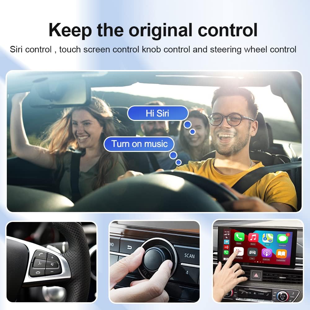 Carlinkit 4.0 CPC200-CP2A wired to wireless CarPlay carbon fibre shell 5G wifi bluetooth wireless android auto for factory wired CarPlay car models