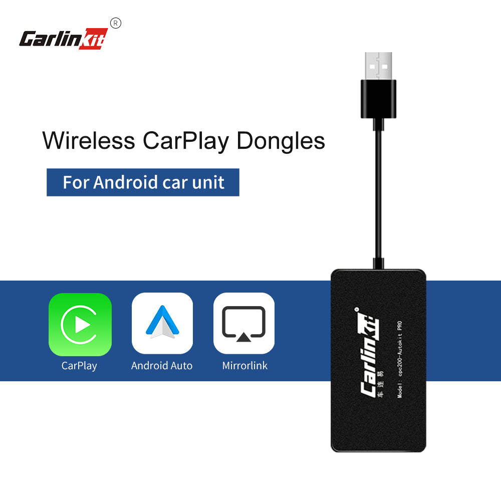 Carlinkit Dongle USB Carplay Android Box Carpaly AI Box Wireless Wired Mirrorlink Lettore multimediale per auto Bluetooth Connessione automatica 