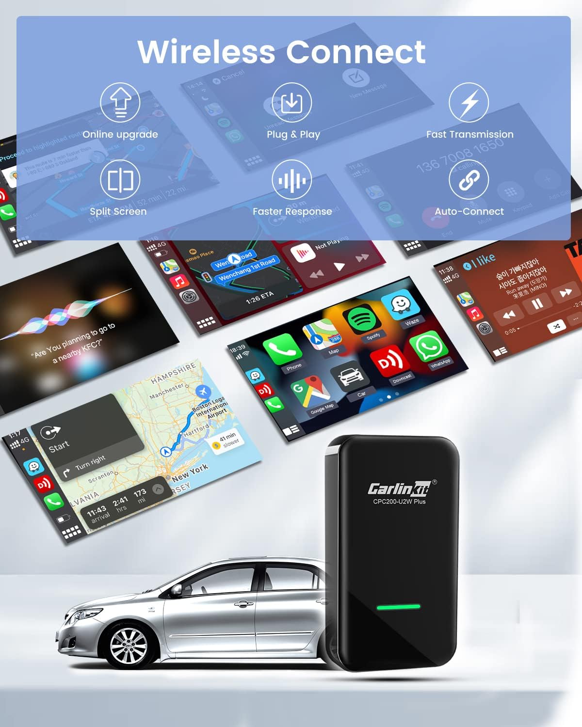 CarPlay wireless adapter for iPhones, 6972185560010 U2W-PLUS buy