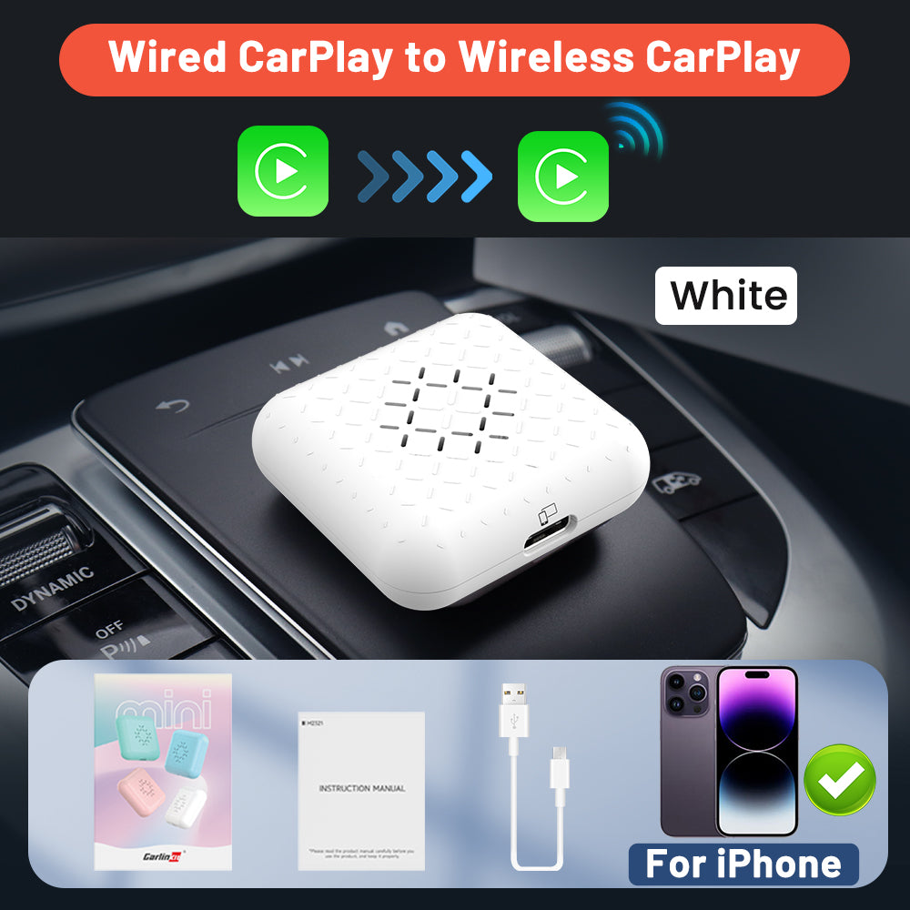 Carlinkit CarPlay Wireless Box Mini2 Ai Box 5.0G Bluetooth WiFi